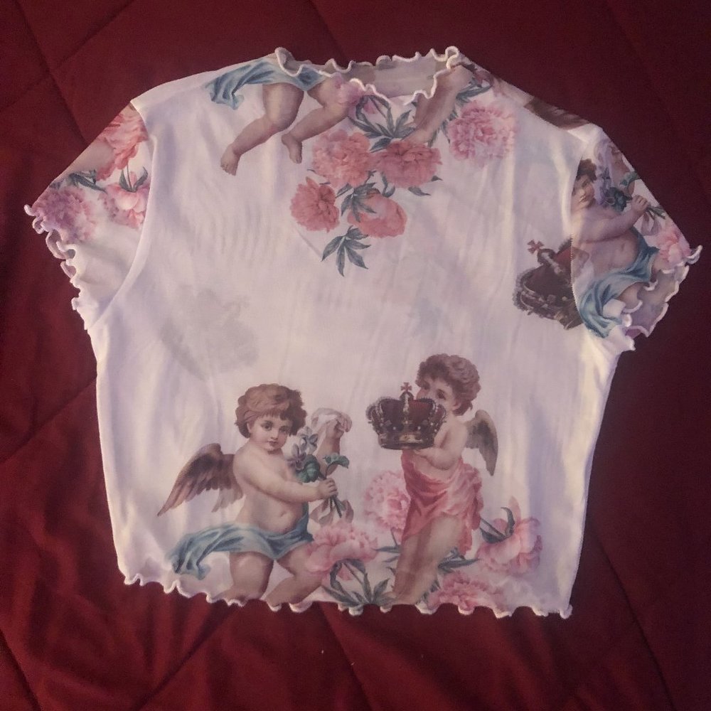 Sheer Angel Top - Picture 2 of 4